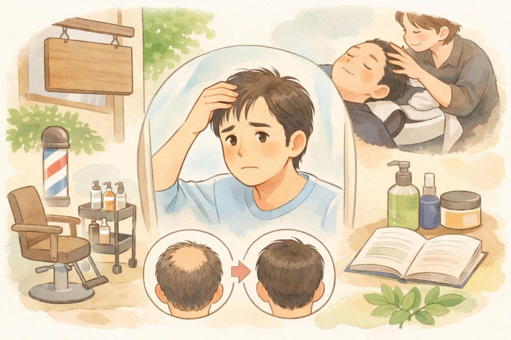 薄毛に悩む男性のための完全個室美容室RELIVE